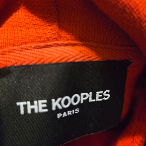 The Kooples Men's Athleisure Sportwear Casual Comfy Red "What Is?" Hoodie Sz XL - Picture 7 of 8